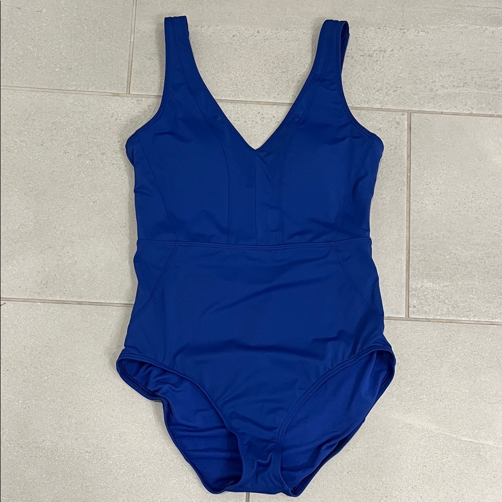 Tommy Bahama Navy Blue One Piece Swimwear-Size 8